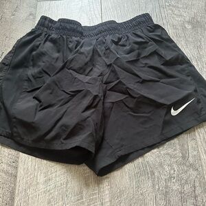 Black nike running shorts